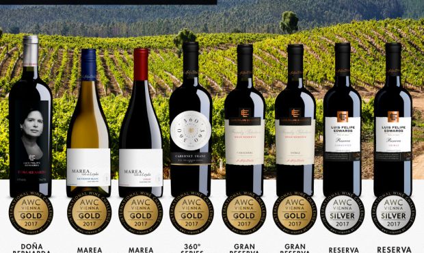 Velká sklizeň medailí z AWC Vienna 2017 pro vinařství Luis Felipe Edwards