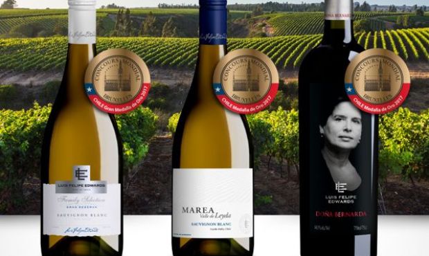 3x Zlatá medaile Concours Mondial Bruxelles Chile 2017