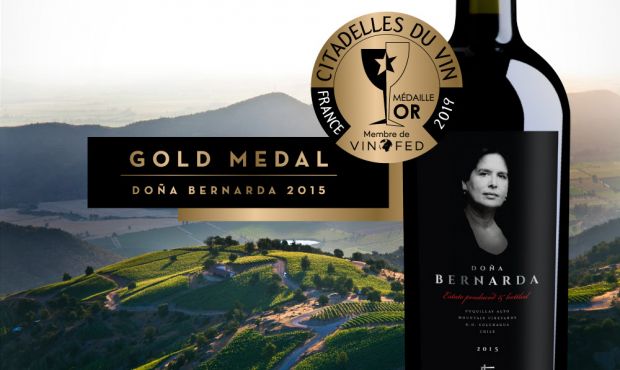 Doña Bernarda dostala zlatou medaili na soutěži Les Citadelles Du Vin 2019